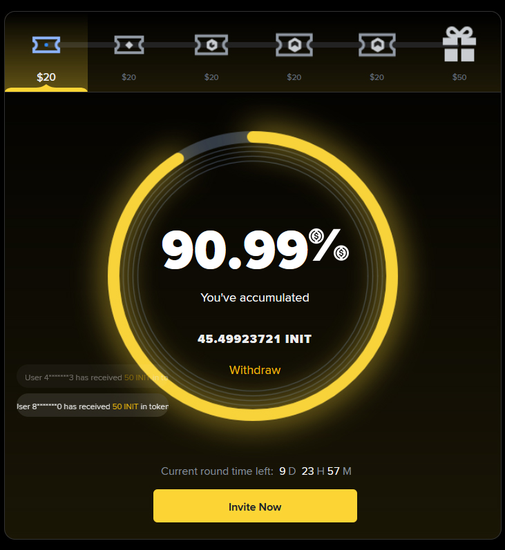binance bmt init crypto offer