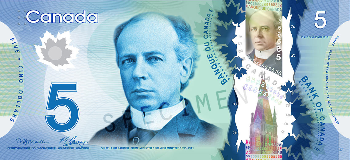 $5 Canadian