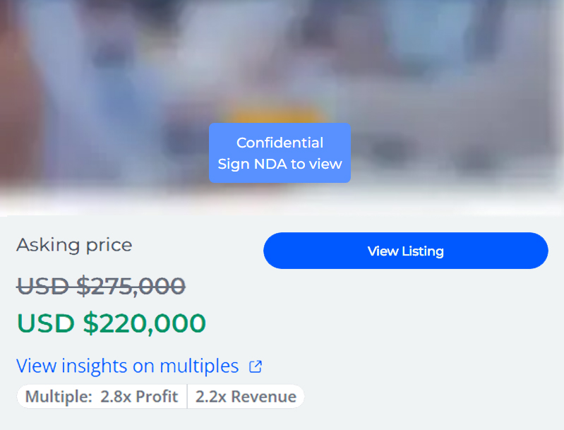 Flippa website 4 sale